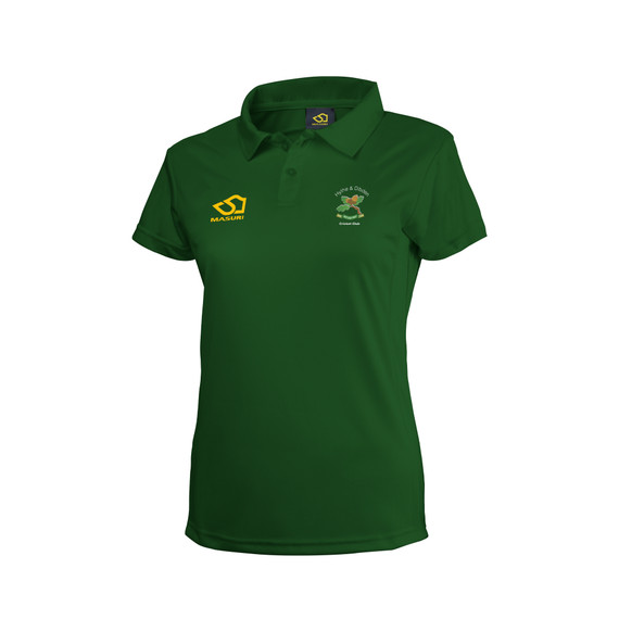 Women's Short Sleeve Coloured Cricket Shirt-HYDNC