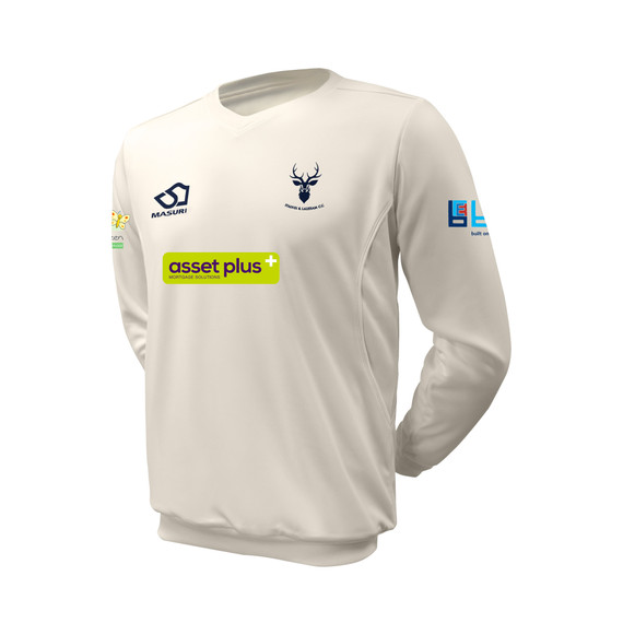 Junior Long Sleeve Cricket Slipover -STLM