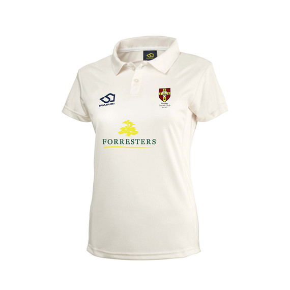 Women's Short Sleeve Cricket Shirt-KING