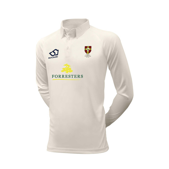 Long Sleeve Cricket Shirt-KING