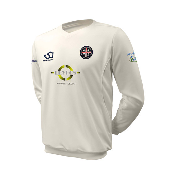 Junior Long Sleeve Cricket Slipover -NTIHC