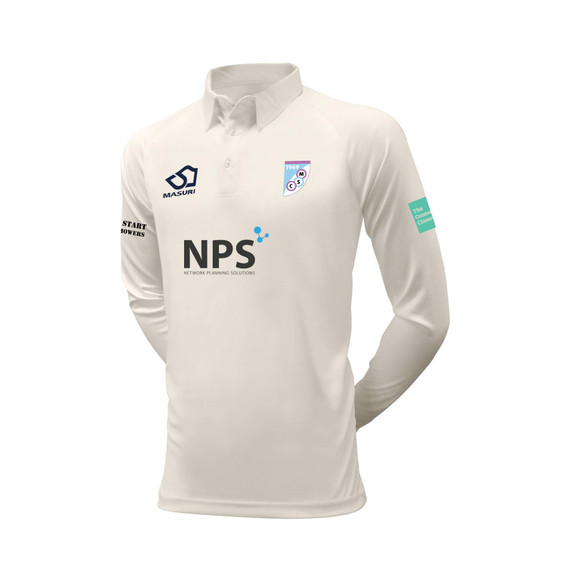 Mens Long Sleeve Cricket Shirt (Senior Sponsor) -MERSHAM