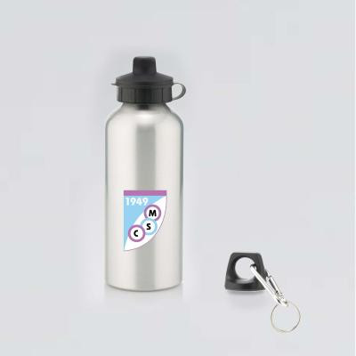 Aluminium Water Bottle with 2 Cap Styles-MERSHAM