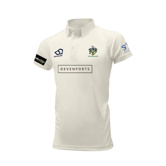 Junior Short Sleeve Cricket Shirt-TKMCC