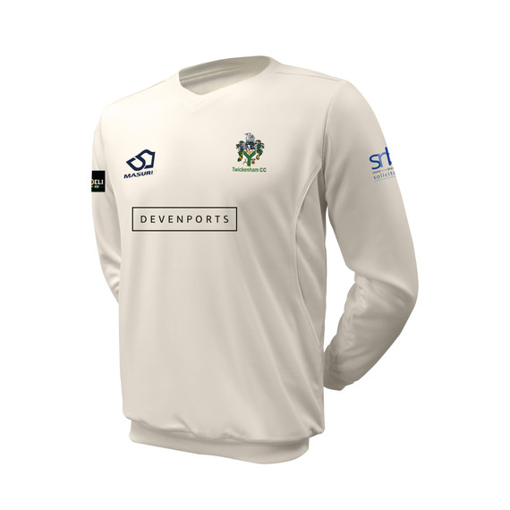 Junior Long Sleeve Cricket Slipover -TKMCC