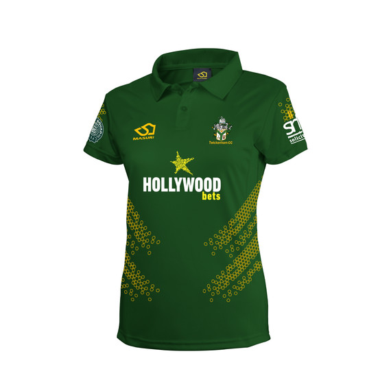 Womens Short Sleeve Coloured Cricket Shirt -TKMCC