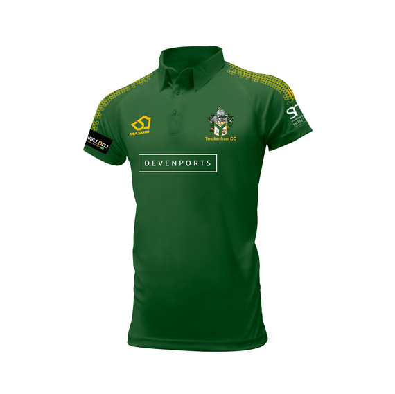 Junior Short Sleeve Coloured Cricket Shirt -TKMCC