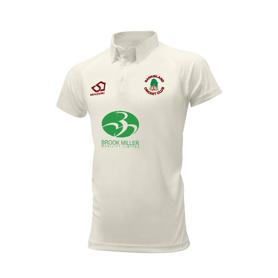 Mens Short Sleeve Cricket Shirt-BARKIS