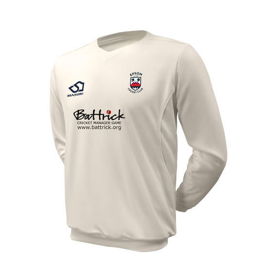 Junior Long Sleeve Cricket Slipover -EPSM
