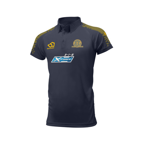 Junior Navy Short Sleeve Playing Shirt-HEYSHA