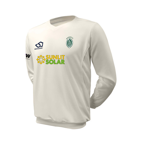 Junior Long Sleeve Cricket Slipover -WEDCC