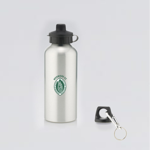 Aluminium Water Bottle with 2 Cap Styles-WEDCC