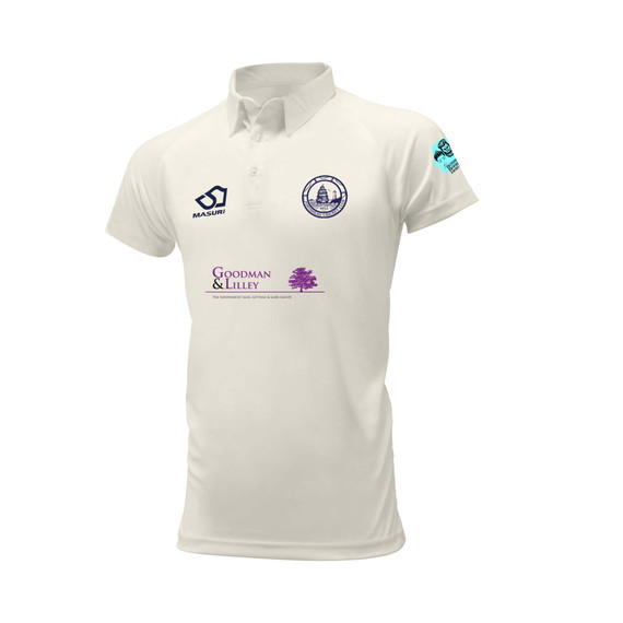 Junior Short Sleeve Cricket Shirt-PORTIS