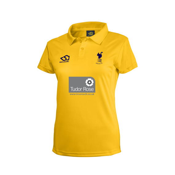 Women's Short Sleeve Coloured Cricket Shirt-EASTCC
