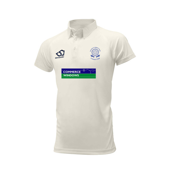 Junior Short Sleeve Cricket Shirt-RUSHIG