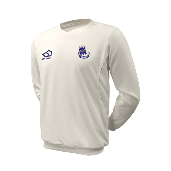 Junior Long Sleeve Cricket Slipover -GALWD