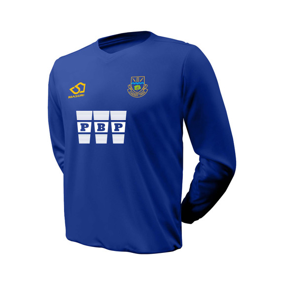 Junior Long Sleeve Coloured Playing Sweater  (under 18)-CHERRY