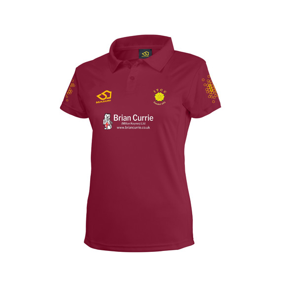 Ladies Short Sleeve Coloured Playing Shirt-IRTHLB
