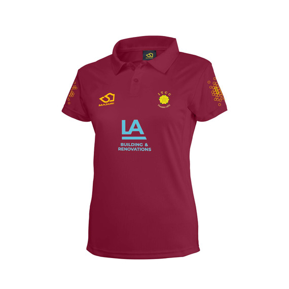 Ladies Short Sleeve Coloured Playing Shirt - LA Building and Renovation-IRTHLB