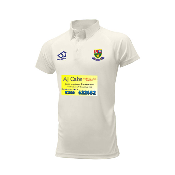Women's Short Sleeve Cricket Shirt (Men's Fit)-PEMDCC