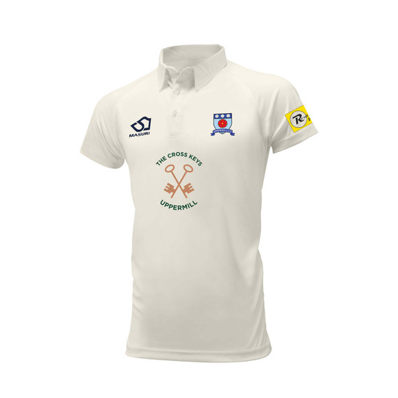 2nd Team Mens Short Sleeve Cricket Shirt-UPRMIL