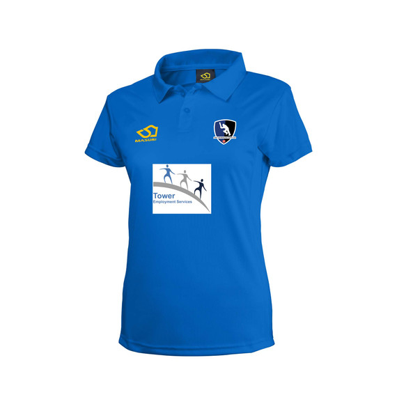 Women's Short Sleeve Coloured Cricket Shirt-INWFRK
