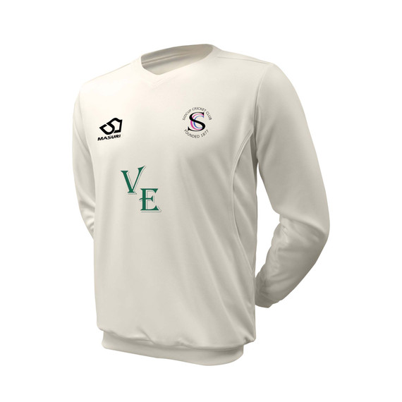 Junior Long Sleeve Cricket Slipover -SIDCUP