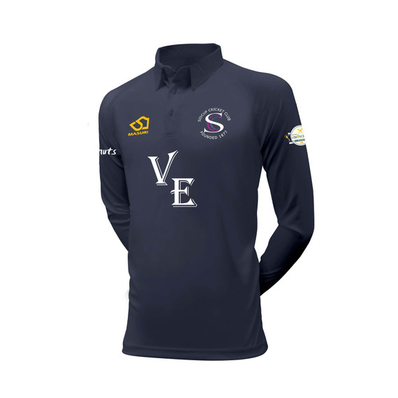 Long Sleeve Coloured Cricket Shirt-SIDCUP