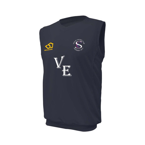 Junior Coloured Sleeveless Slipover -SIDCUP