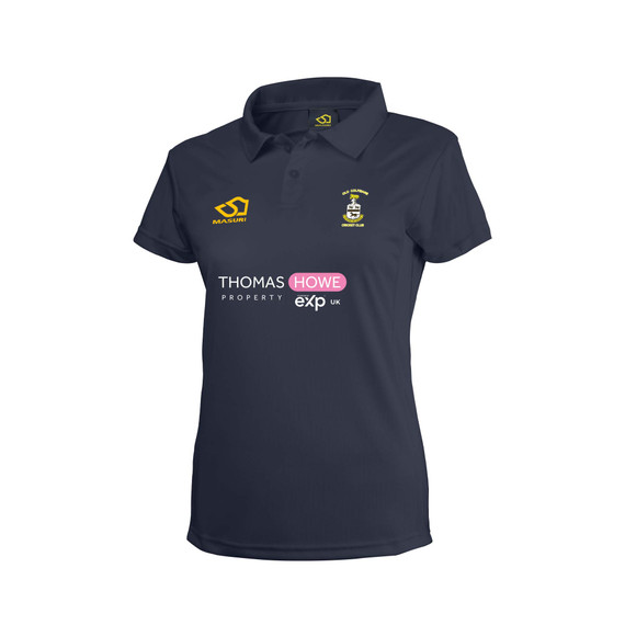 Women's Short Sleeve Coloured Cricket Shirt-OLDC