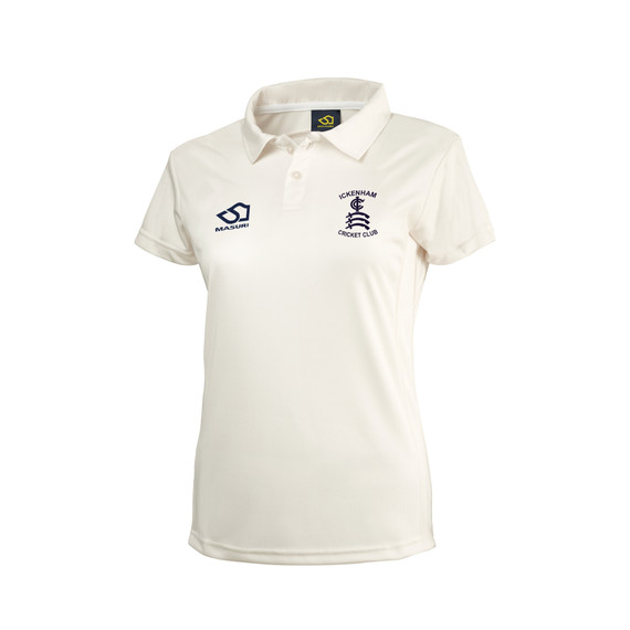 Women's Short Sleeve Cricket Shirt-ICKENCC