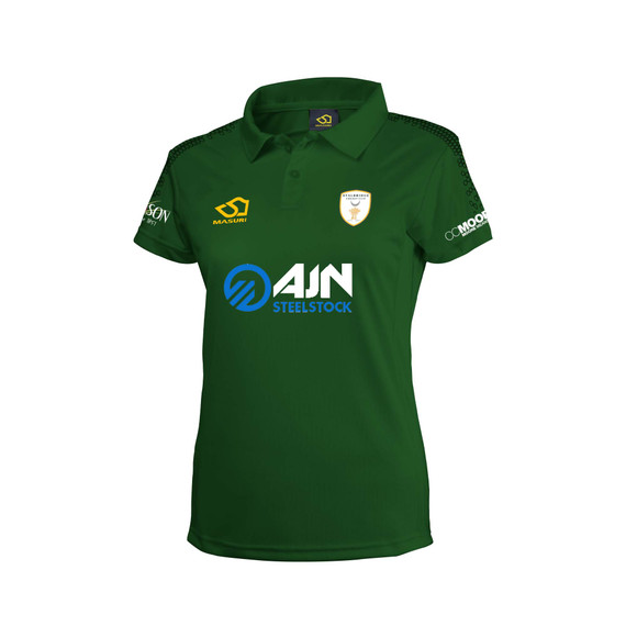 Women's Short Sleeve Coloured Cricket Shirt-STBCC