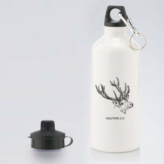 Aluminium Water Bottle with 2 Cap Styles-HOLFO