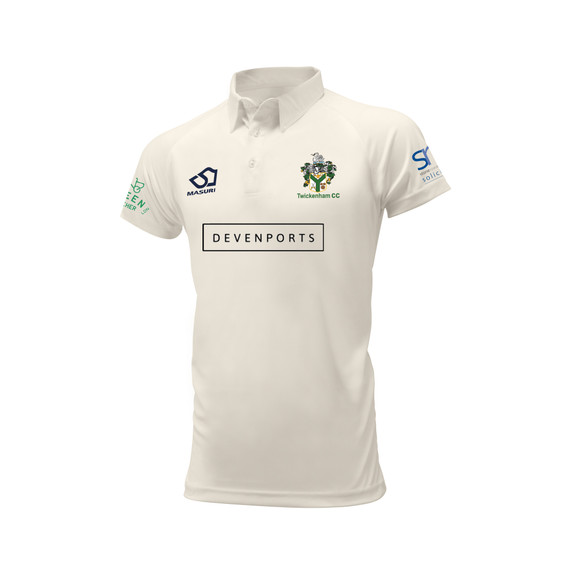 Junior Short Sleeve Cricket Shirt- Cream Playing Kit Bundle-TKMCC
