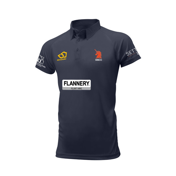Mens Short Sleeve Coloured Cricket Shirt -WOMB