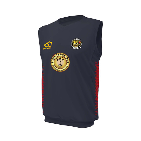 Junior Coloured Sleeveless Slipover -PENYG