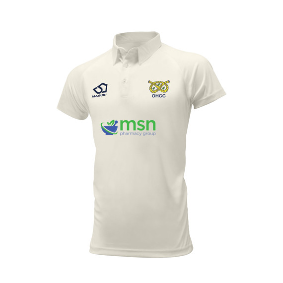 Junior Short Sleeve Cricket Shirt-OLDHILL