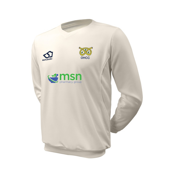 Long Sleeve Cricket Slipover -OLDHILL