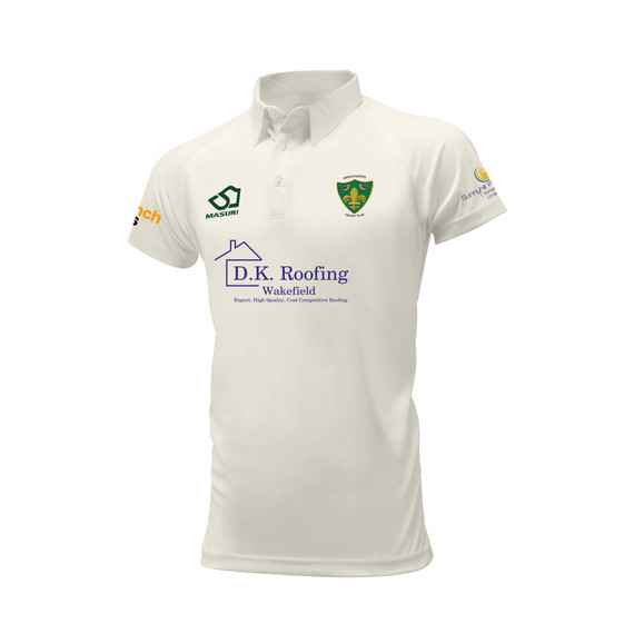 Junior Short Sleeve Cricket Shirt-WRENCC