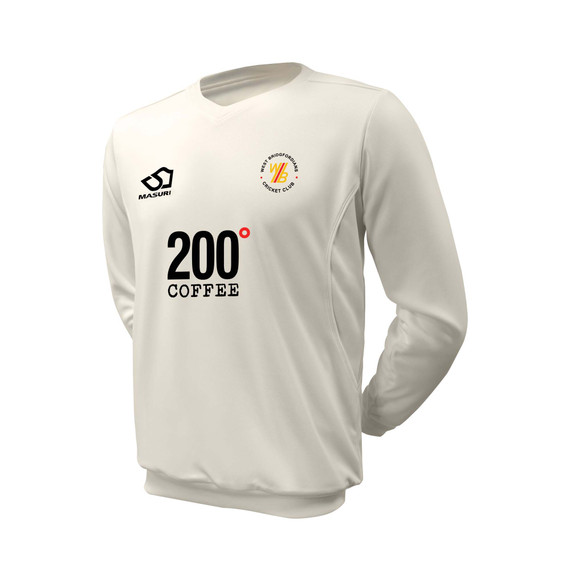 Junior Long Sleeve Cricket Slipover -WBFCC