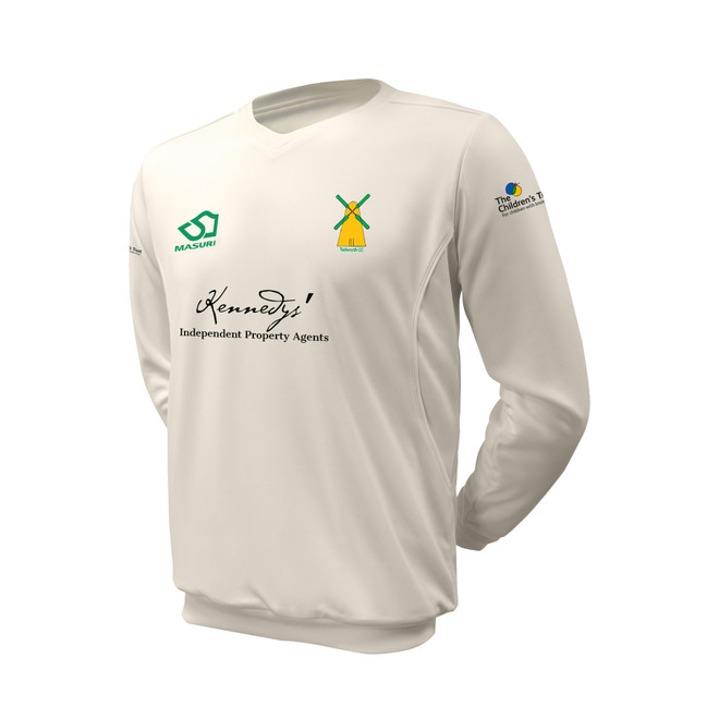 Junior Long Sleeve Cricket Slipover -TWCC