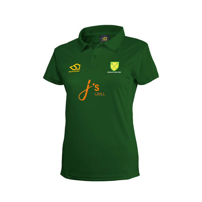 Women's Short Sleeve Coloured Cricket Shirt-IKFCC