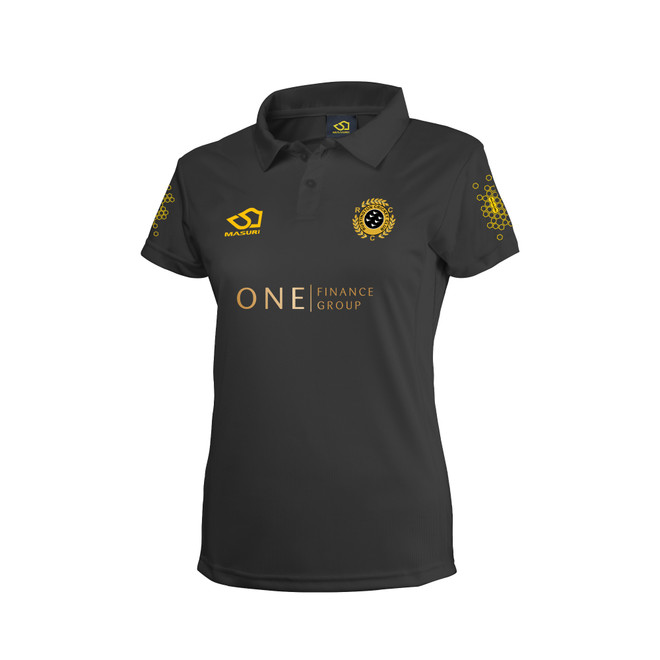Women's Short Sleeve Coloured Cricket Shirt-RUSTCC