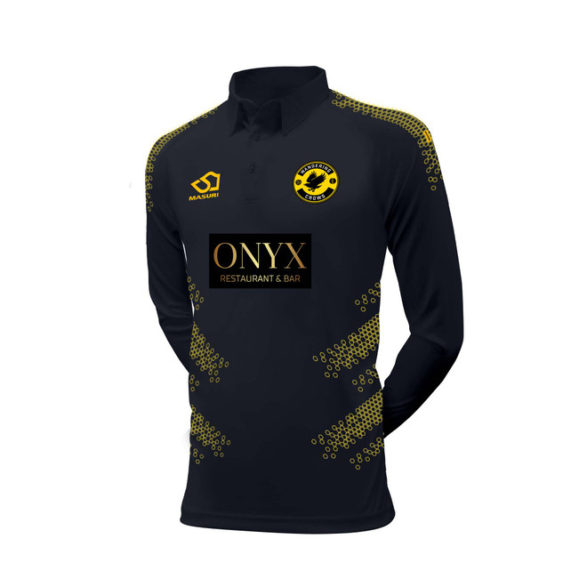 Long Sleeve Coloured Cricket Shirt-WCROW