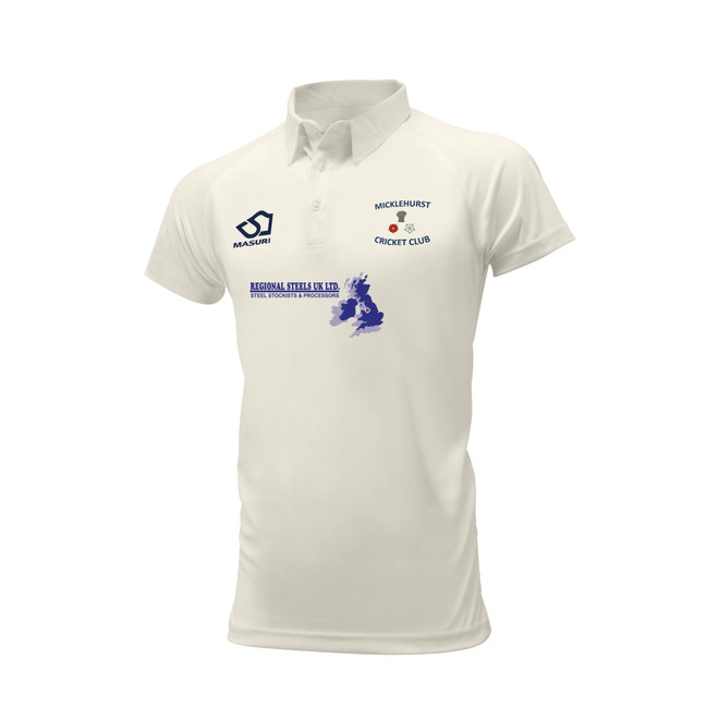 Mens Short Sleeve Cricket Shirt-MICKLEH