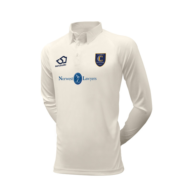 Long Sleeve Cricket Shirt-STJAMES