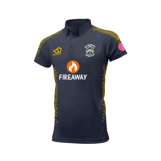 Mens Short Sleeve Coloured Cricket Shirt -WELLINB