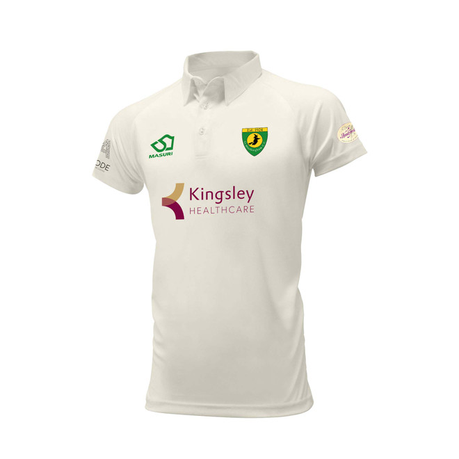 Junior Short Sleeve Cricket Shirt-GWITCHCC