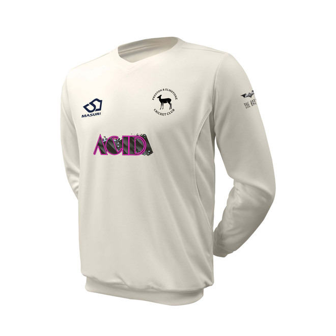 Long Sleeve Cricket Slipover -PELM