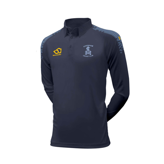 Long Sleeve Coloured Cricket Shirt (Women's) - No Spons-ICKENCC